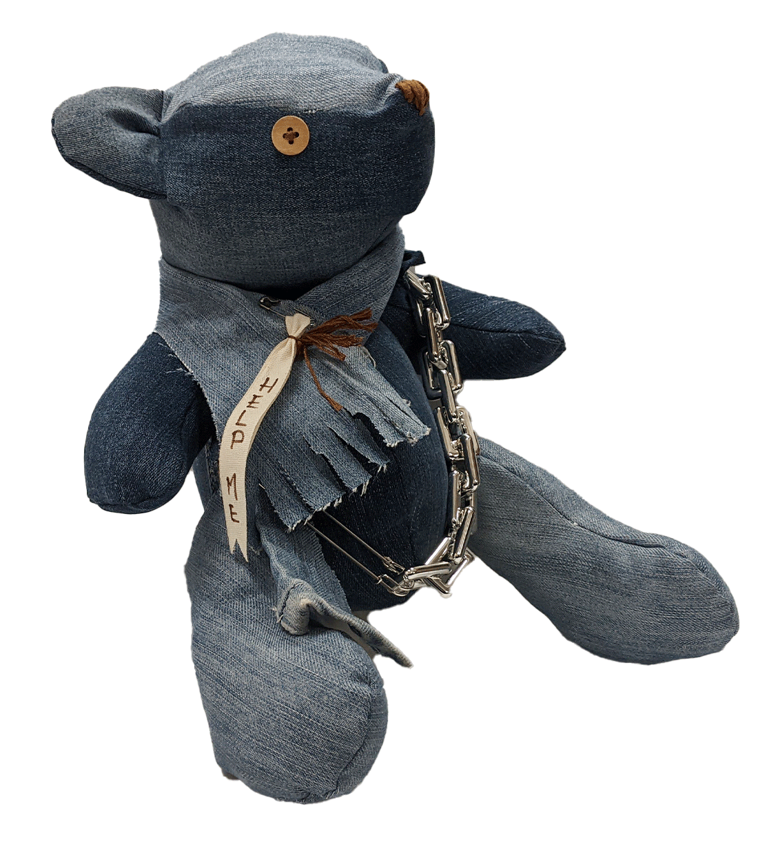 Orso in denim del progetto UnBear